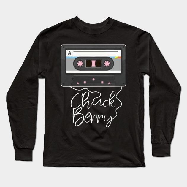 Love Music Chuck Proud Name Awesome Cassette Long Sleeve T-Shirt by BoazBerendse insect